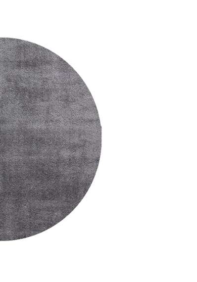Ковер Comfort диаметр 160 темно-серого цвета
