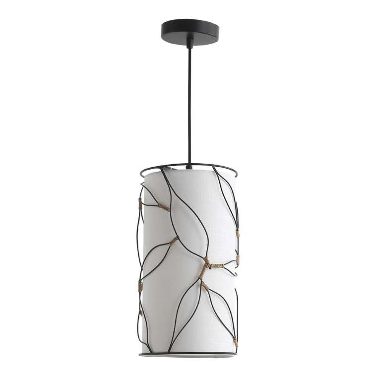 Светильник подвесной ST-Luce Черный/Бежевый E27 1*60W ROOT