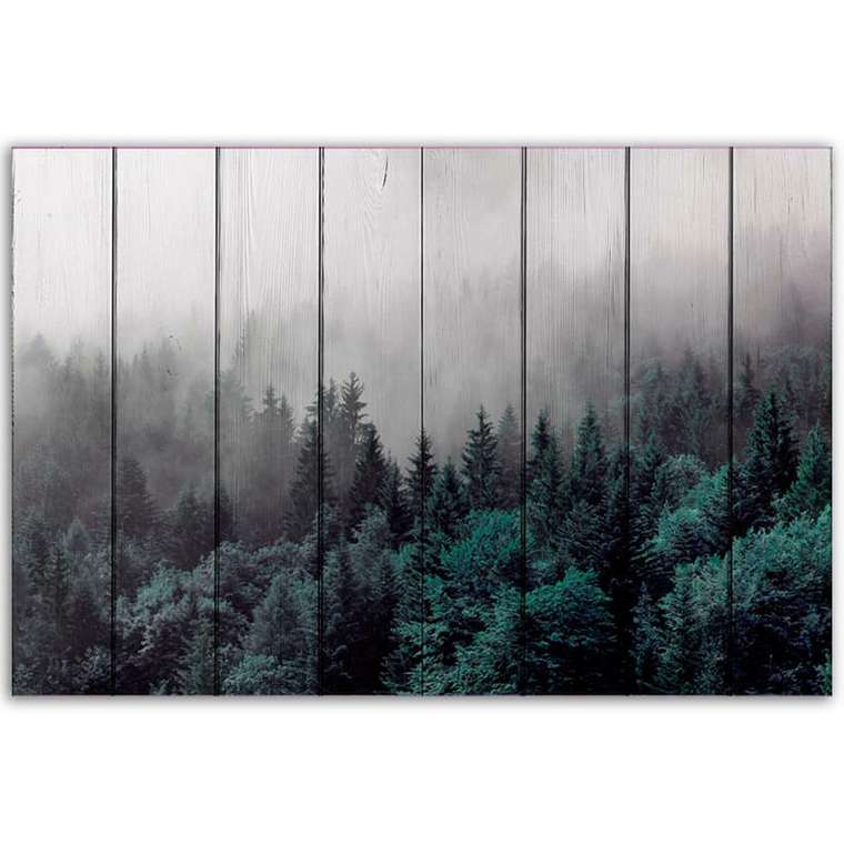 Картина на дереве Лес 40х60 см