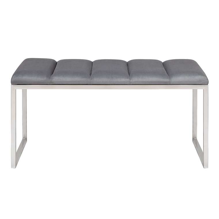 Банкетка Alba 85 серого цвета