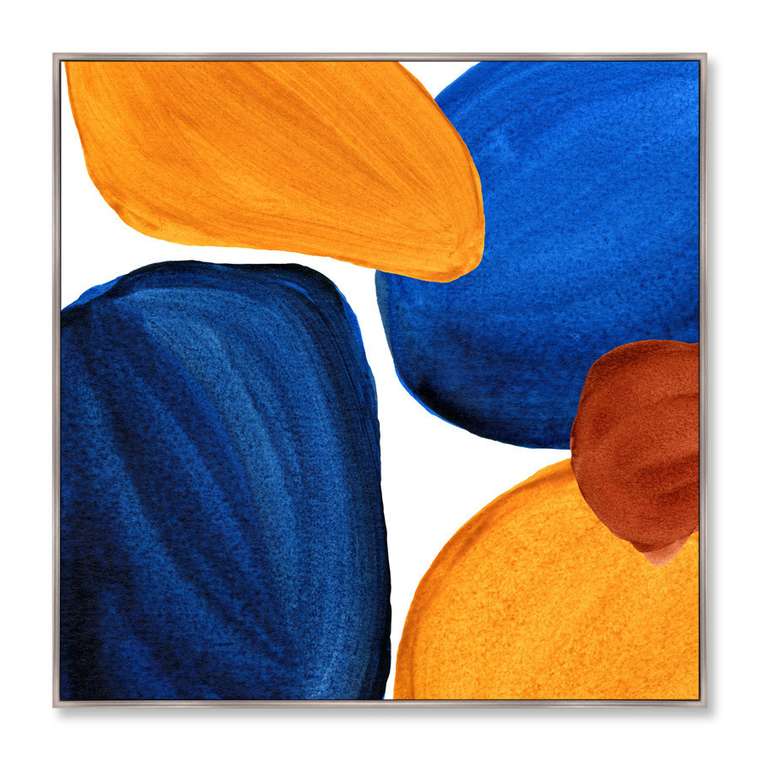 Репродукция картины на холсте Forms and colors, composition No19