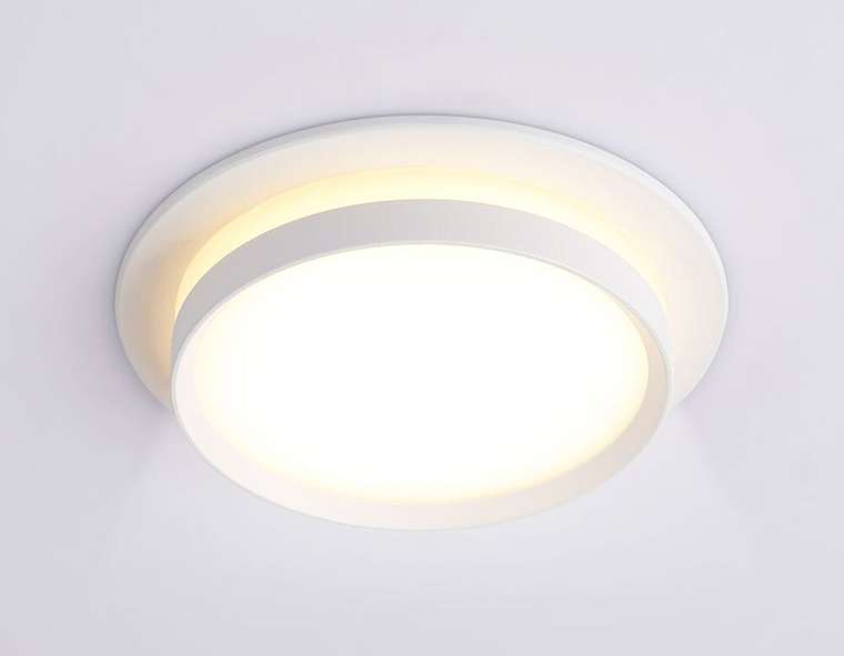 Встраиваемый светильник GX53 Acrylic tech TN5214 (металл, цвет белый)