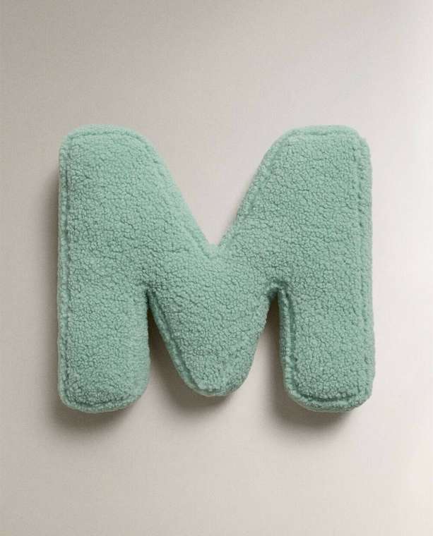 Детская подушка Letter m