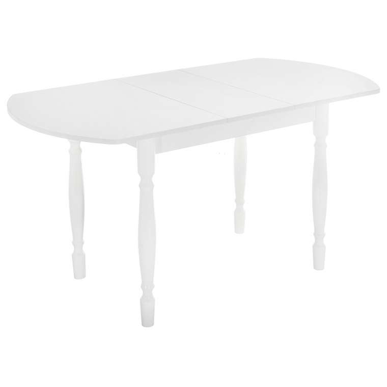 Обеденный раскладной стол Риттен белого цвета