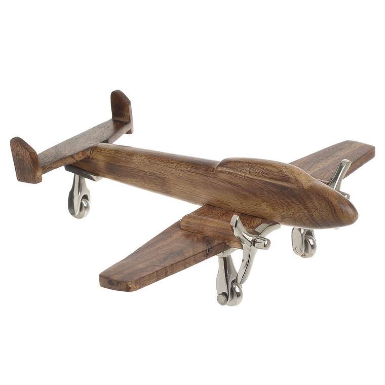 Модель Самолет из дерева и металла