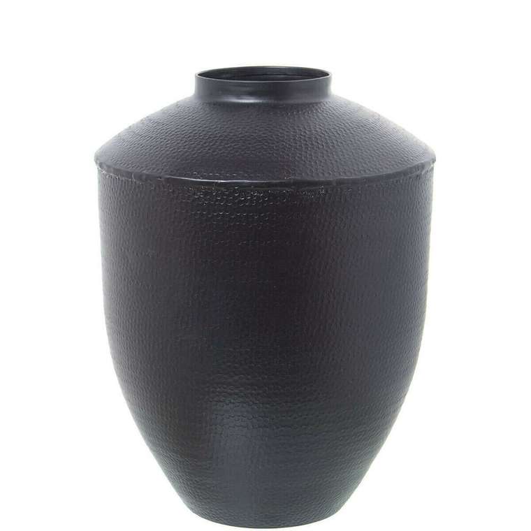 Ваза Чёрный Металл 22 x 22 x 31 cm