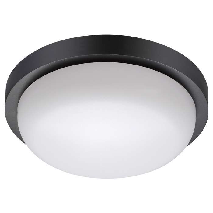 Уличный светодиодный светильник Opal бело-черного цвета
