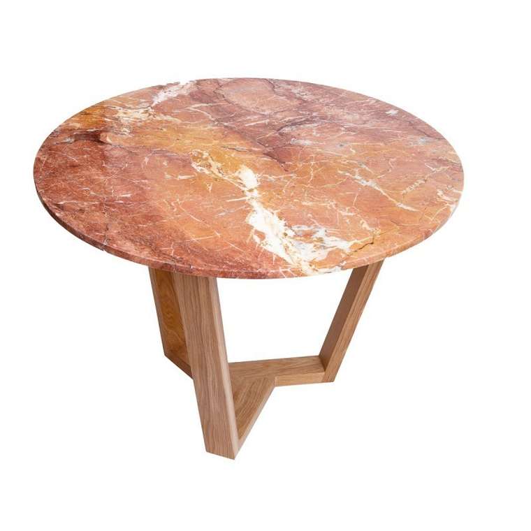 Обеденный стол Round Brown