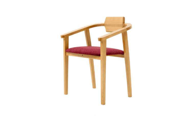 Стул-кресло Челси ПМ красно-бежевого цвета