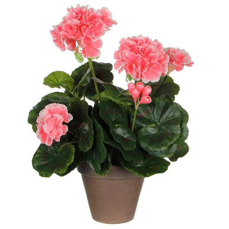 Декоративное растение Mica Decorations PVC Герань (11,5 x 33 cm)