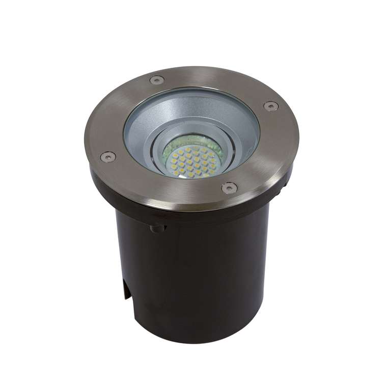 уличный врезной светильник Earthen  металл, стекло 1*GU10*35W, IP67, excluded