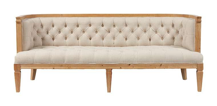 Диван Entryway Sofa с каретной стяжкой