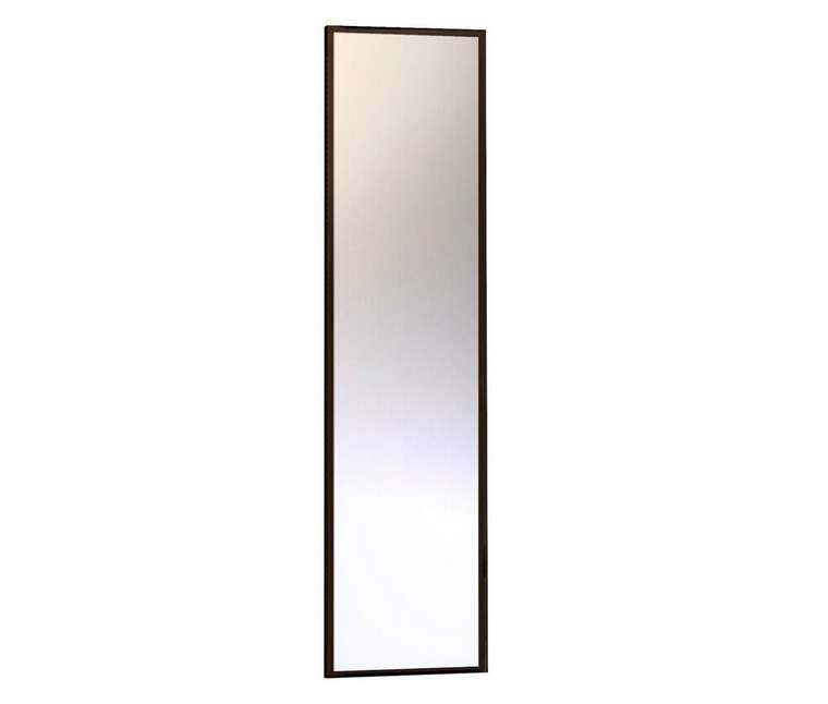 Настенное зеркало Норвуд в раме коричневого цвета