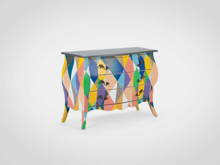 Комод "Арлекин" из дерева махагони