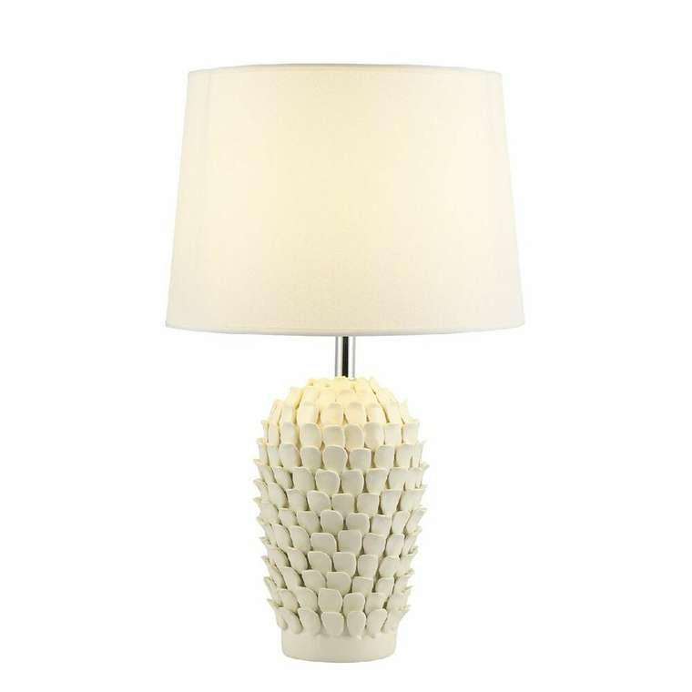 Настольная лампа ML.6191.01TL WH (ткань, цвет кремовый)