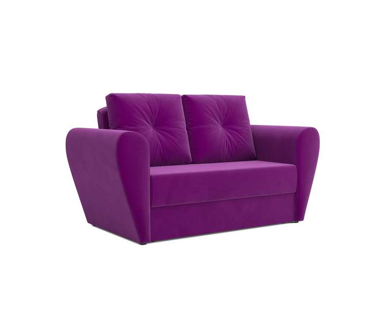 Прямой диван-кровать Квартет фиолетового цвета