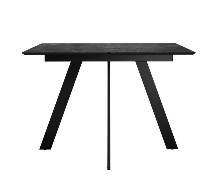 Раздвижной обеденный стол DikLine DKD140 черного цвета