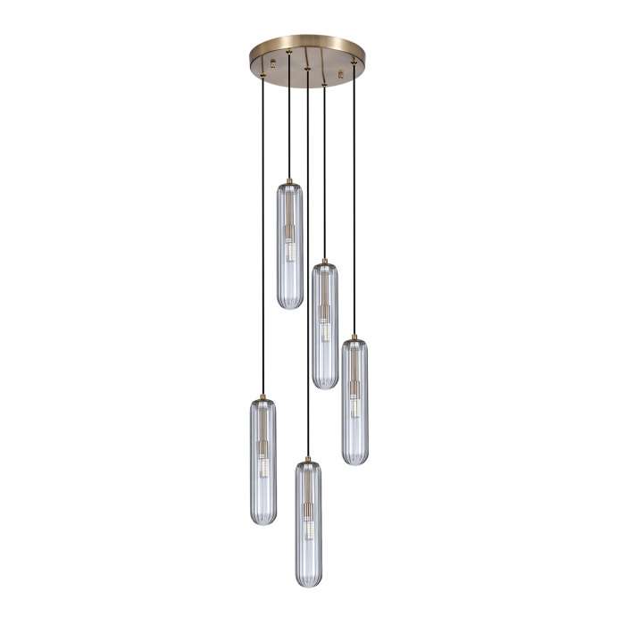 Подвесной светильник 160001/5P G9*5W Brass Escada Vial ES0000012