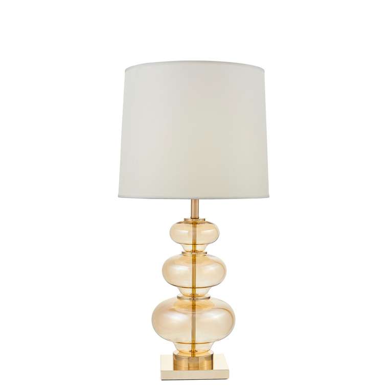 Настольная лампа Briston бело-золотого цвета