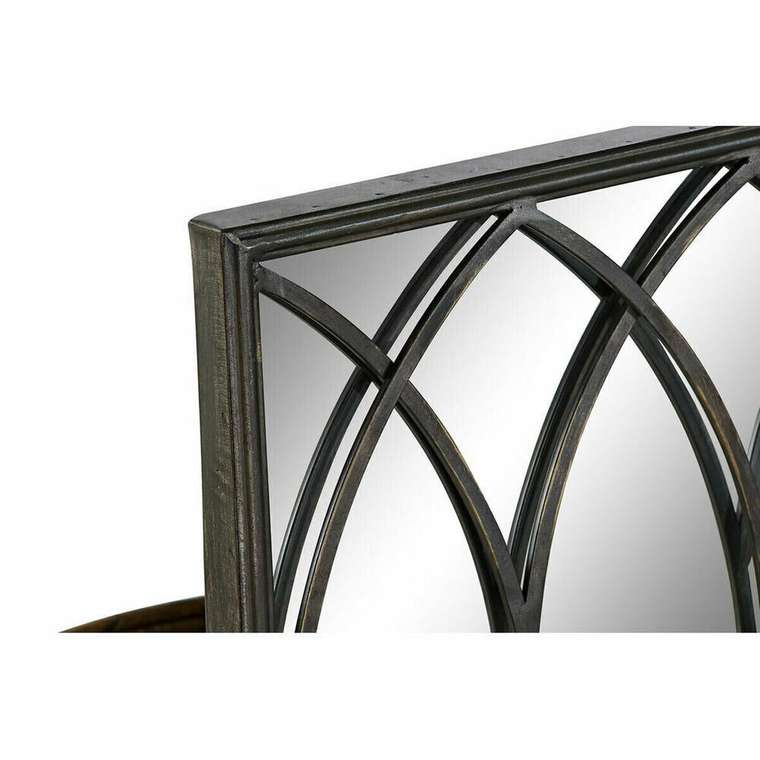 Зеркало на подставке Чёрный Металл Зеркало 40 x 12 x 80