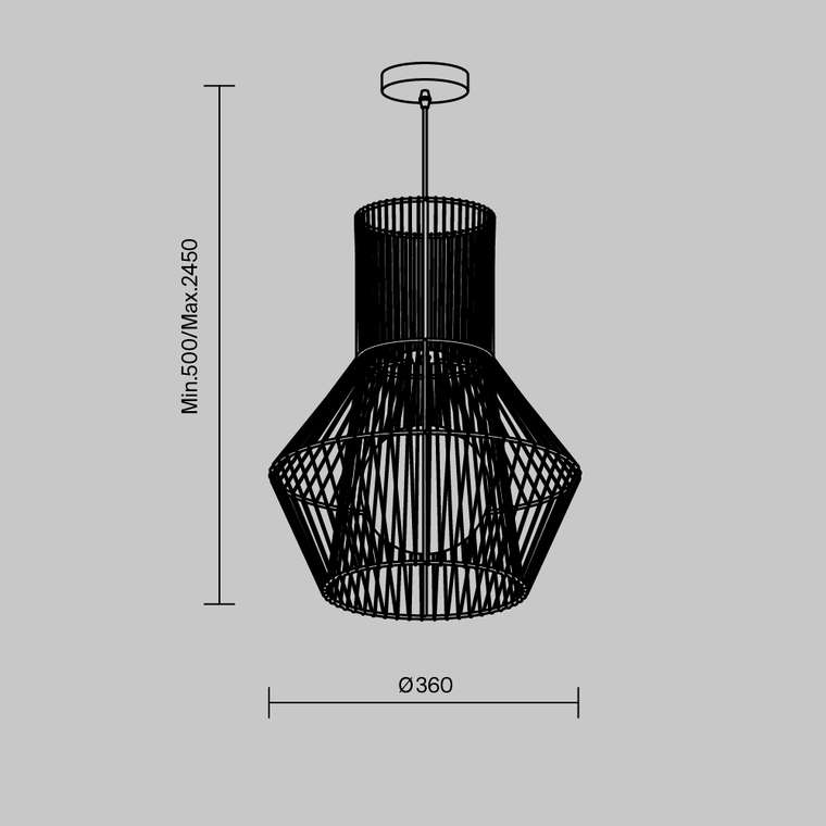 Подвесной светильник Freya FR5405PL-01B Cottage Modern