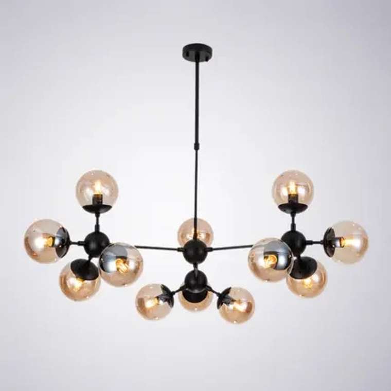 Люстра на штанге Arte Lamp BOLLA A1664SP-12BK