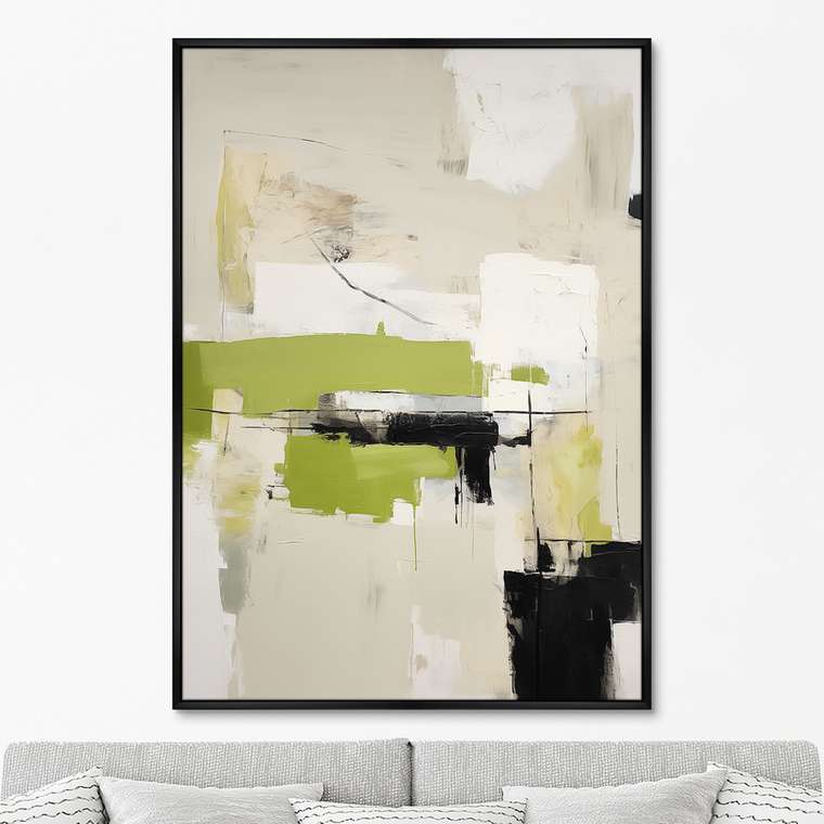 Репродукция картины Landscape collection, In green, No 1, 2024г.