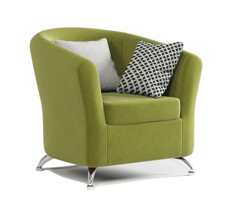 Кресло Евро зеленого цвета