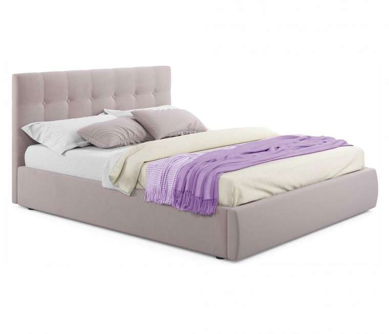 Кровать с подъемным механизмом Selesta 180х200 лилового цвета