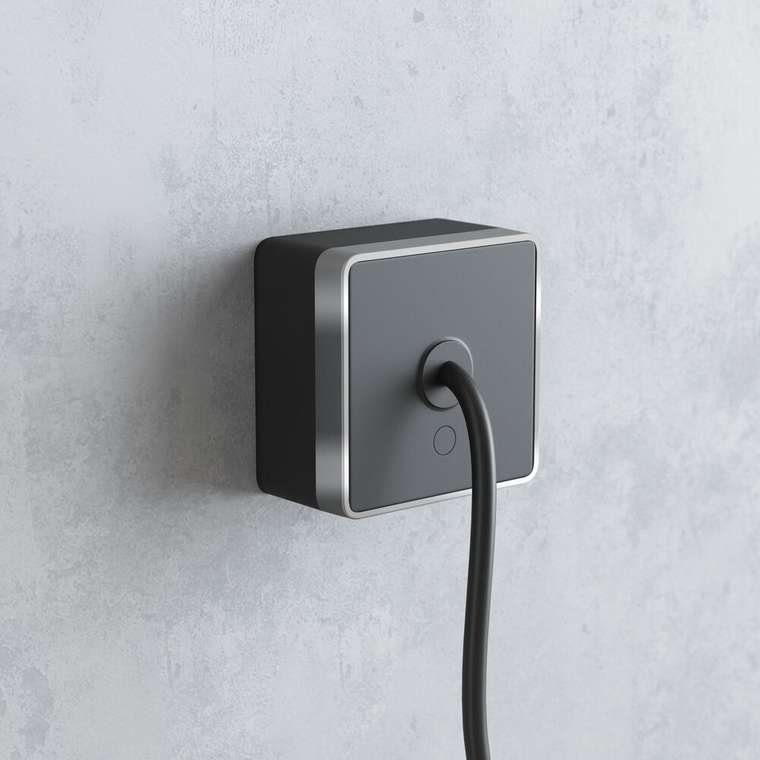 Вывод кабеля Gallant черный с серебром W5050234 W5050234 Накладные механизмы Gallant черный с серебром