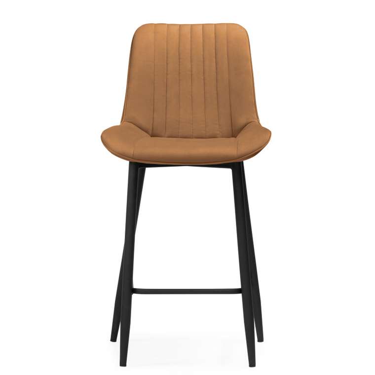 Полубарный стул Седа К коричнево-черного цвета