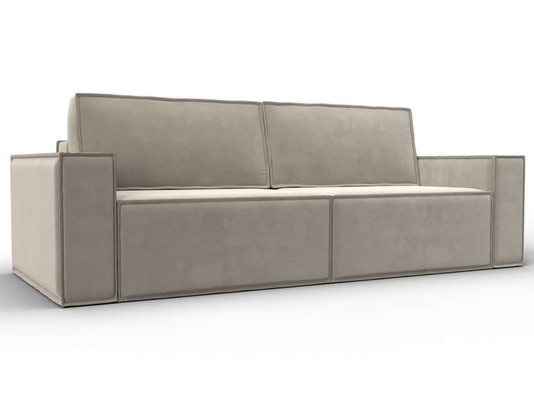 Прямой диван-кровать Куба бежевого цвета