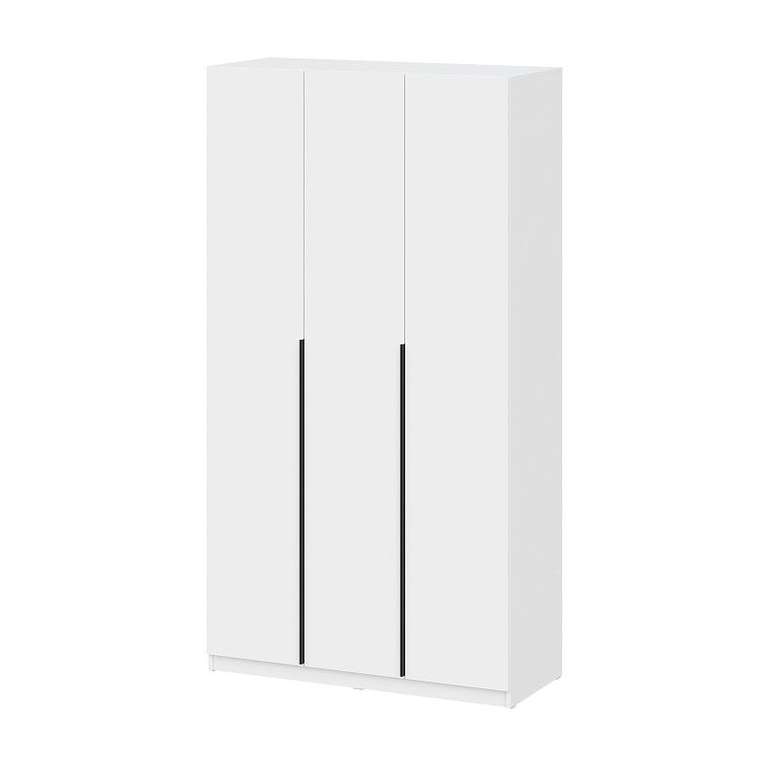 Распашной шкаф Даиго белого цвета