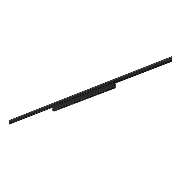 Магнитный трековый светильник Черный LED 1*15W 3000K 640Lm Ra&gt;90  IP20 L292xW10xH18 24V SUPER5