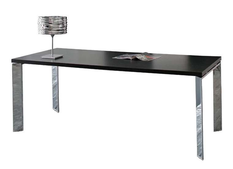 Дизайнерский стол Fermo 180см хромированные опоры