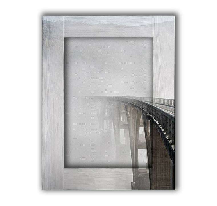 Картина с арт рамой Мост 60х80 см