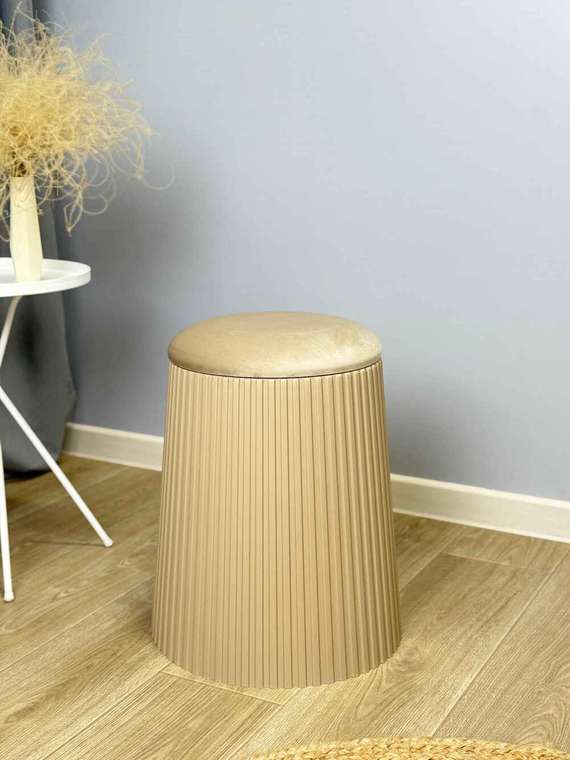 Пуф Ireos цвета капучино