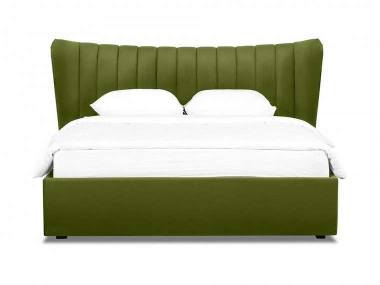 Кровать Queen Agata Lux 160х200 зеленого цвета