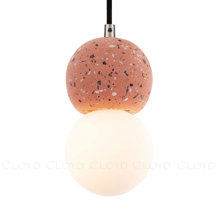 Подвесной светильник Cloyd AUSTA-A P1 / хром - розов.бетон