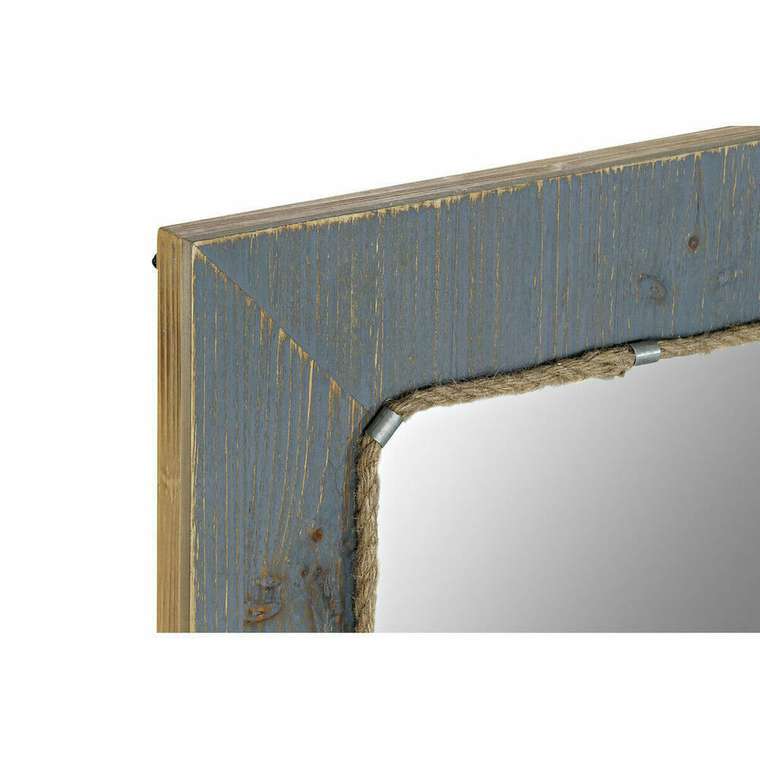 Настенное зеркало Синий Белый Натуральный 60 x 3,5 x 89,5