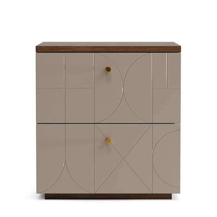 Прикроватная тумба Minimal ML018 коричневого цвета