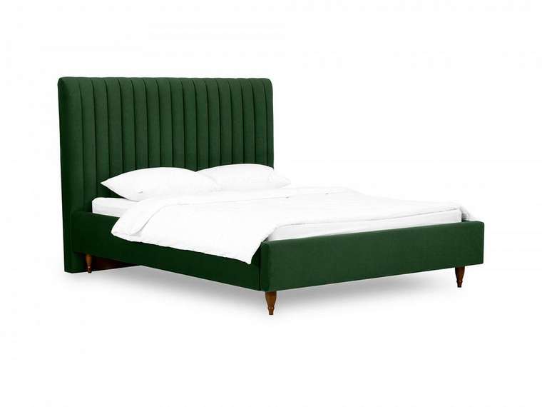 Кровать Dijon 160х200 зеленого цвета