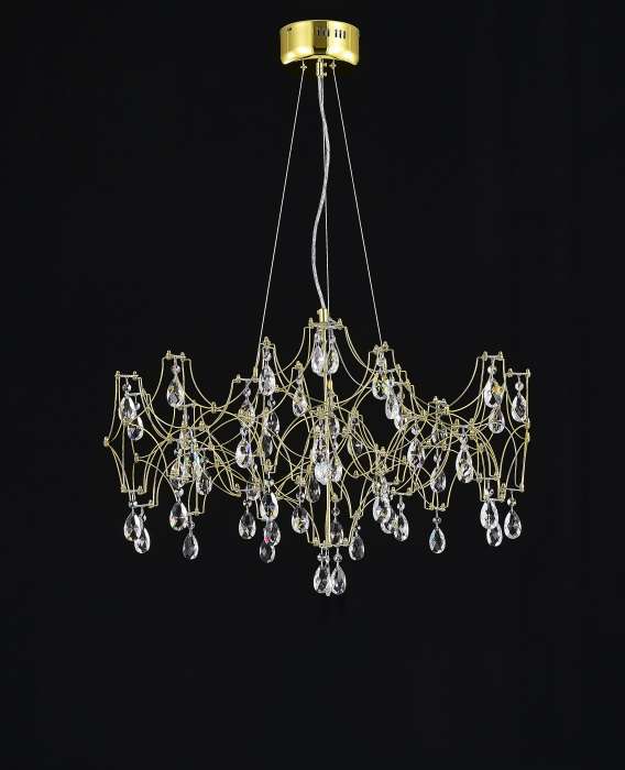 Подвесная люстра Ileria MR2652-57P-50AD (металл, цвет золото)