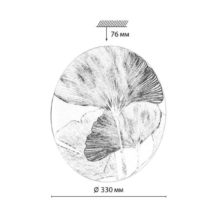 Потолочный светильник Pale 7747/CL (пластик, цвет разноцветный)
