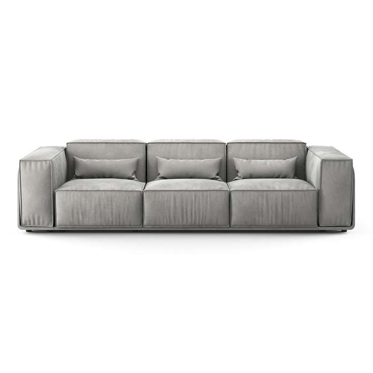 Диван-кровать Vento Classic Long L серого цвета