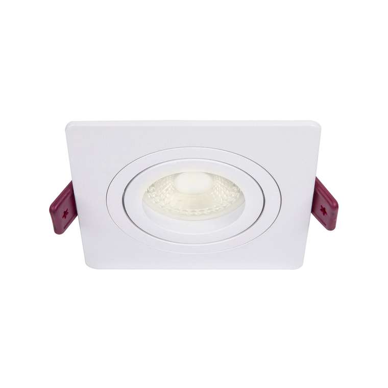 врезной светильник Lamppu  металл, пластик 1*GU10*35W, IP20, excluded