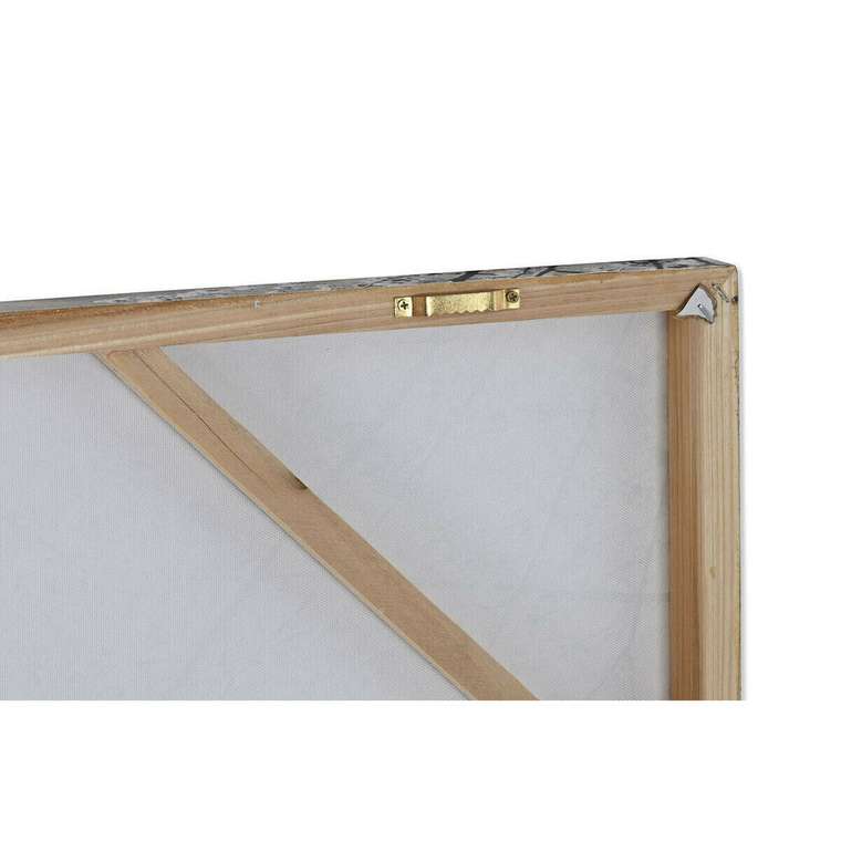 Картина Белый Позолоченный Пурпурин Лондон Loft 150 x 3 x 100 cm (2 штук)