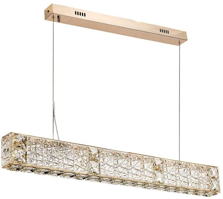 Подвесной светильник Odeon Light Version 5071/40L золото/прозрачный/металл/хрусталь/стекло LED 40W 3700K