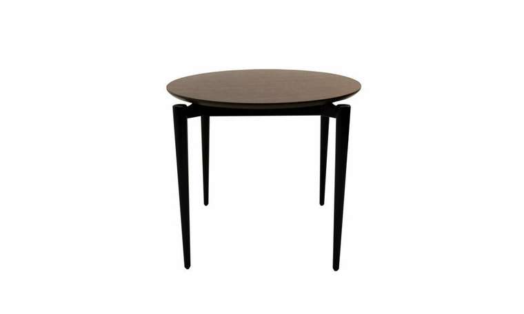 Обеденный стол Pawook К 90 черно-коричневого цвета
