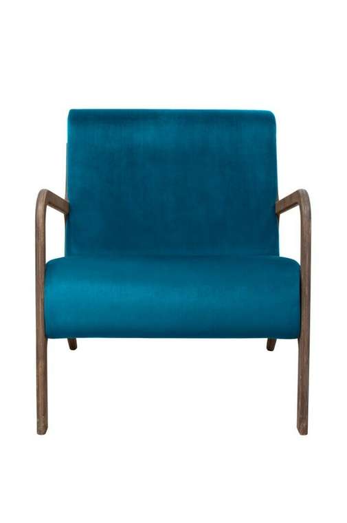 Кресло Mody синего цвета